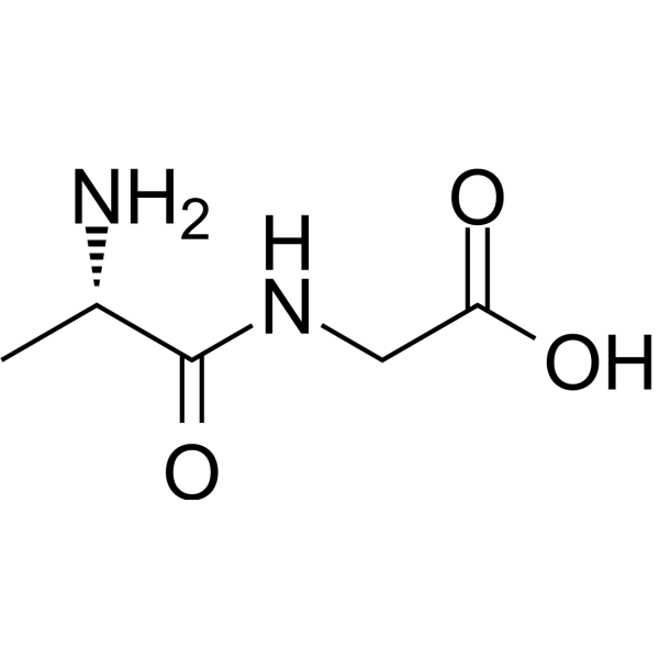 (S)-2-(2-Aminopropanamido)acetic acid 687-69-4